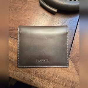 Fossil Men's Brown Leather Wallet